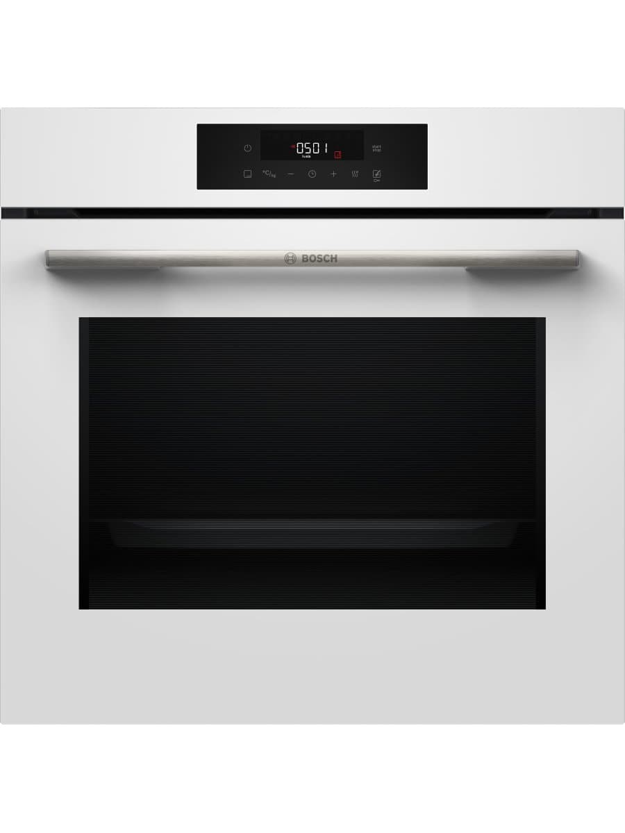 Встраиваемый духовой шкаф Bosch HJG852YW0T, 76 л, AirFry, EcoClean Direct, белый
