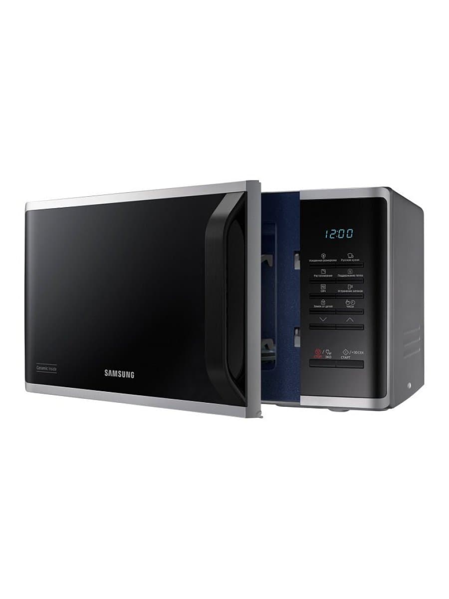 Микроволновая печь Samsung MS23K3513AS, 23 л, серебристая