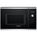 Встраиваемая микроволновая печь Bosch BEL554MS0, 25 л, 900 Вт, гриль 1200 Вт, нержавеющая сталь
