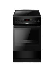 Электрическая плита Hansa FCCM582033, 50 см, стеклокерамика Hi-Light, духовка 65 л, чёрная