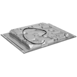 Газовая варочная панель Bosch PPQ7A6B20, 75 см, 5 конфорок, закалённое стекло, чёрная