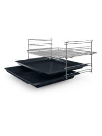 Встраиваемый духовой шкаф Bosch HBF512BB1T, 66 л, 7 режимов, 3D Hotair, чёрный