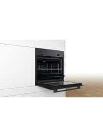 Встраиваемый духовой шкаф Bosch HBF512BB1T, 66 л, 7 режимов, 3D Hotair, чёрный