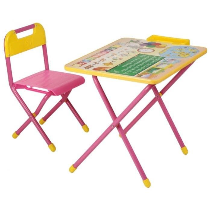 Набор детской мебели ДЭМИ Глобус/Розовый