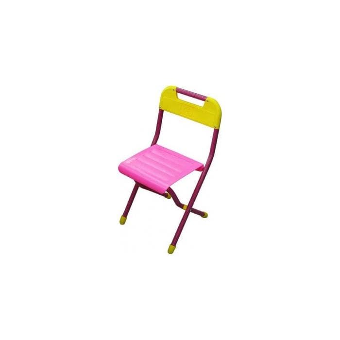 Стул складной детский ССД.02 Желтый/розовый