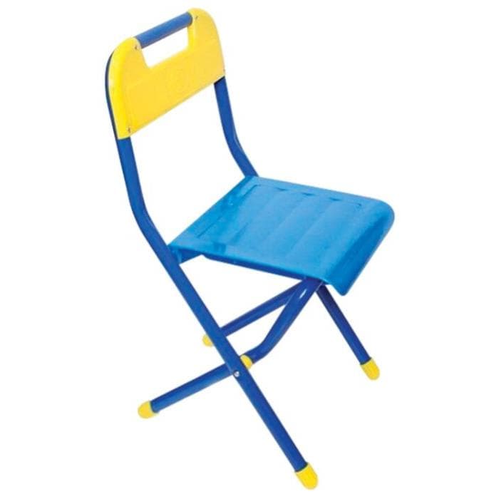 Стул складной детский ССД.03Р Желтый/Зеленый регулируемый