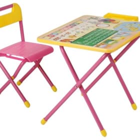 Набор детской мебели ДЭМИ Глобус/Розовый