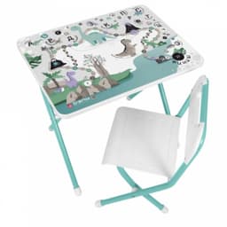 Набор детской мебели ДЭМИ  Динозаврики бирюзовый