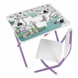 Набор детской мебели ДЭМИ  Динозаврики сиреневый