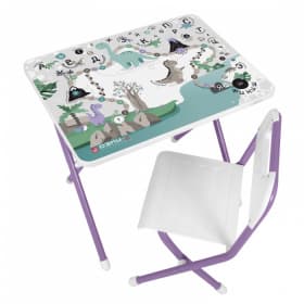 Набор детской мебели ДЭМИ  Динозаврики сиреневый