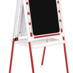 Мольберт детский универсальный ДЭМИ Красный/Бело-красный