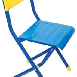 Стул складной детский ССД.03Р Желтый/Зеленый регулируемый