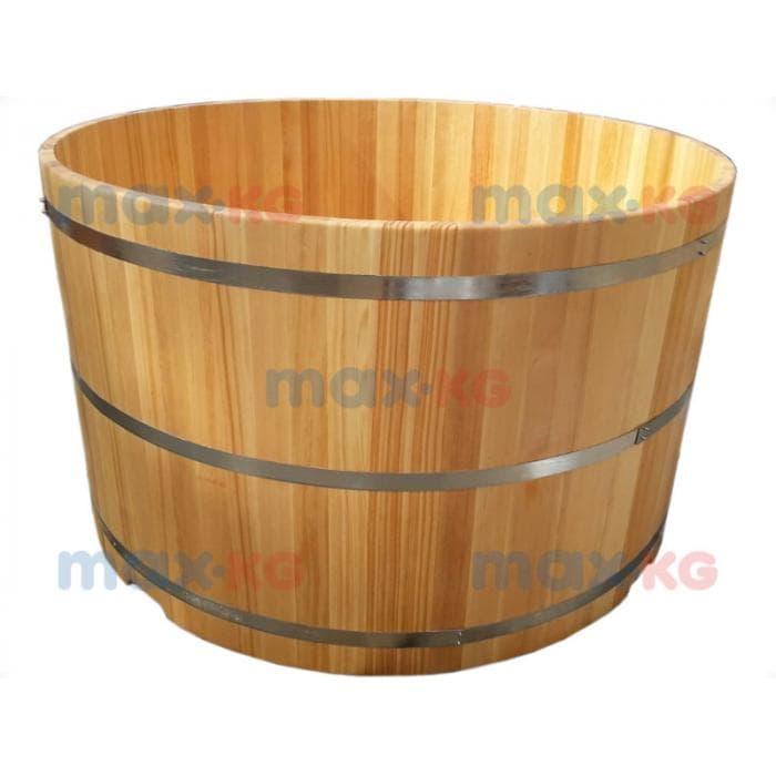 Купель круглая из кедра h100 / O150 / 4 см
