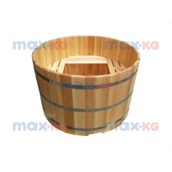 Купель круглая из кедра h100 / O150 / 4 см