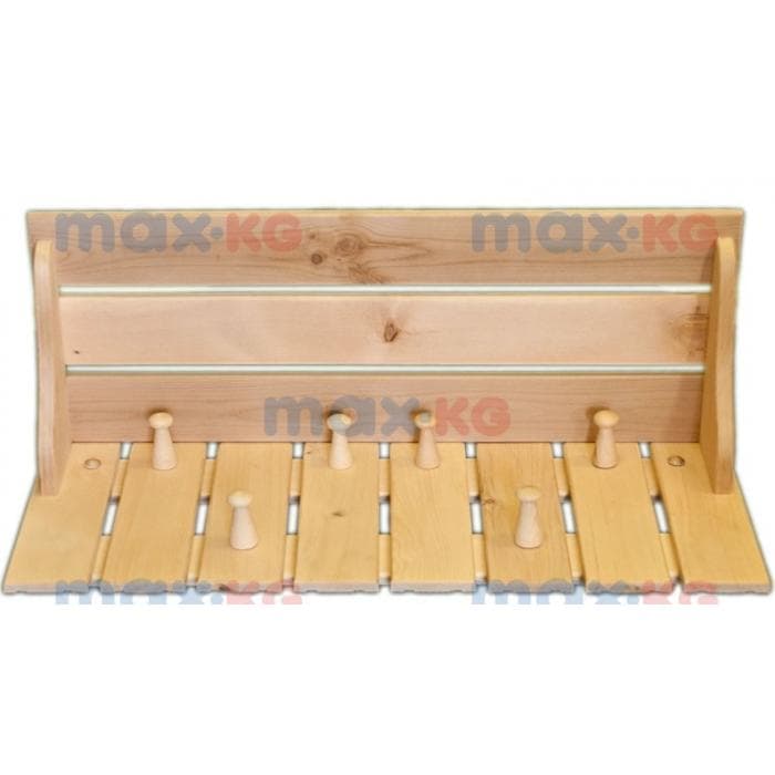 Вешалка с полкой 30*150 см, кедр