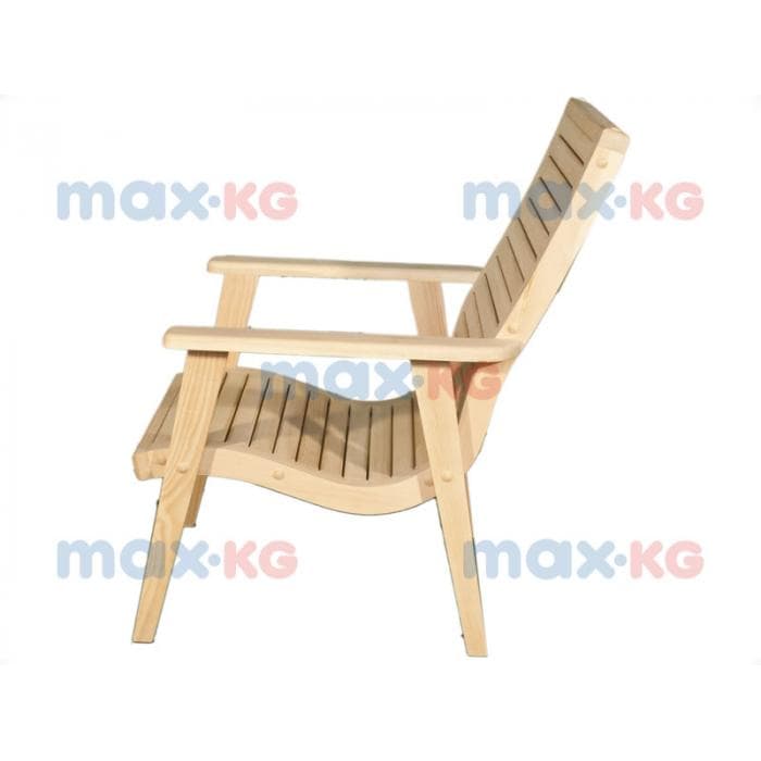 Кресло с изгибом, кедр