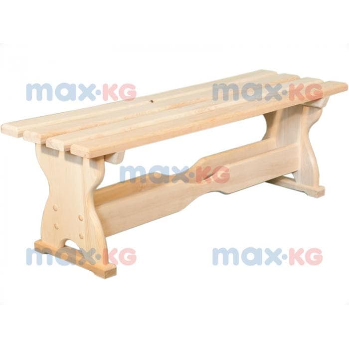 Лавка 80 x 40 x 44,5 см, кедр