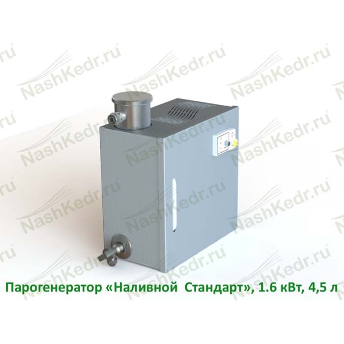 Парогенератор наливной «Стандарт(Старт)», 1.6 кВт, 4,5 л, для домашнего использования