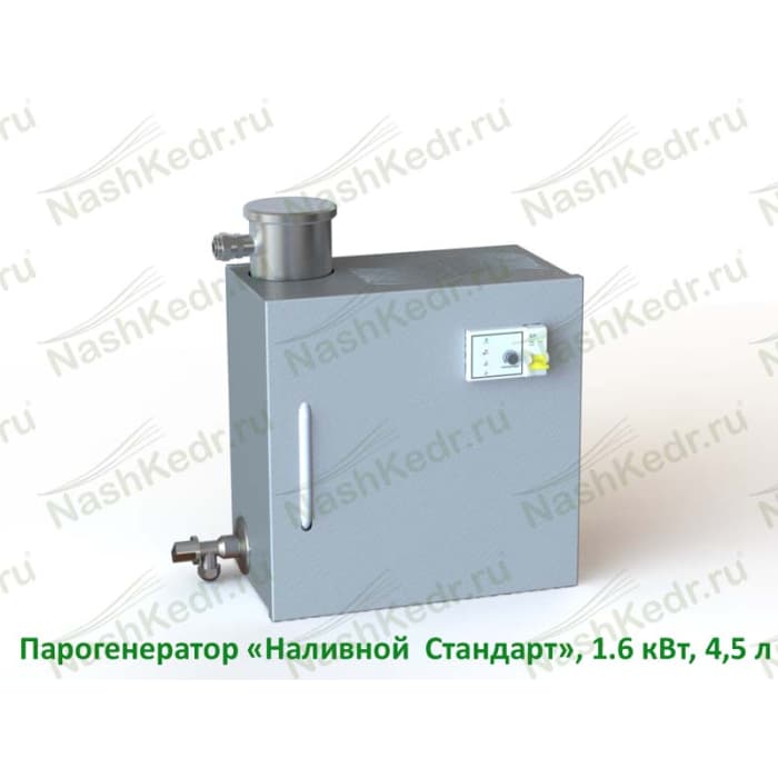Парогенератор наливной «Стандарт(Старт)», 1.6 кВт, 4,5 л, для домашнего использования