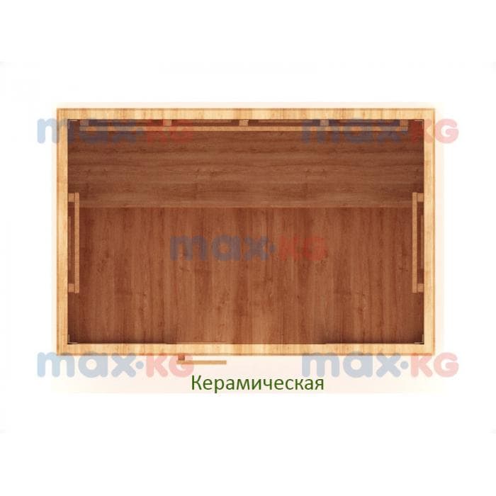 Инфракрасная сауна керамика, 3-местная, 200*180*105 см, 8 излучателей, кедр