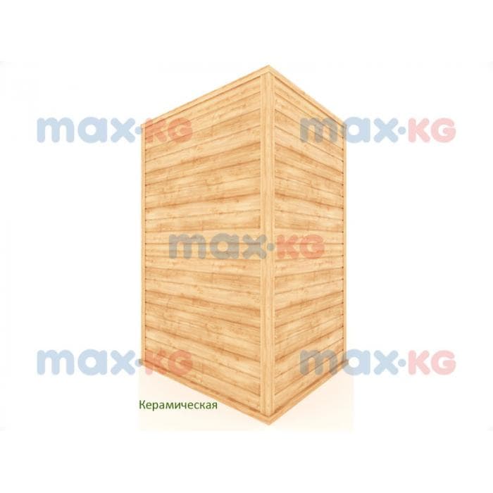 Инфракрасная сауна керамика, 3-местная угловая, 200*170*130 см, 8 излучателей, кедр