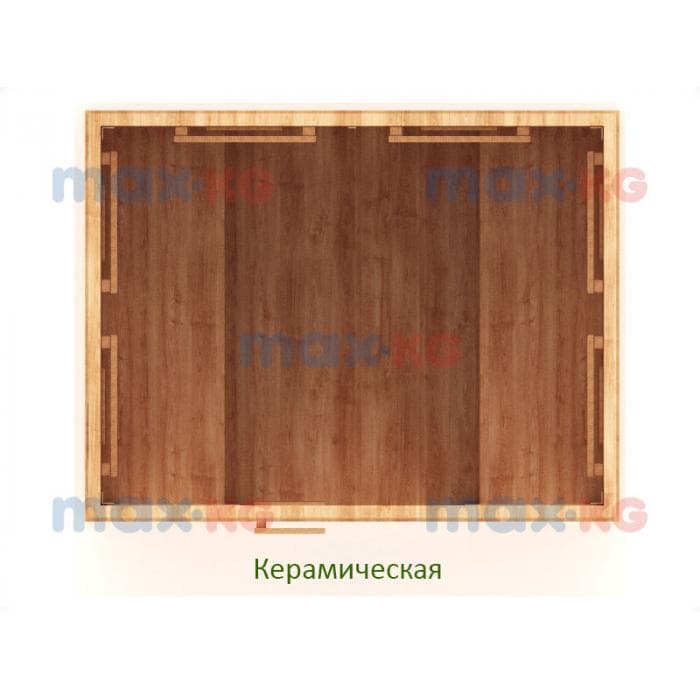 Инфракрасная сауна керамика, 4-местная, 200*130*170 см, 8 излучателей, кедр