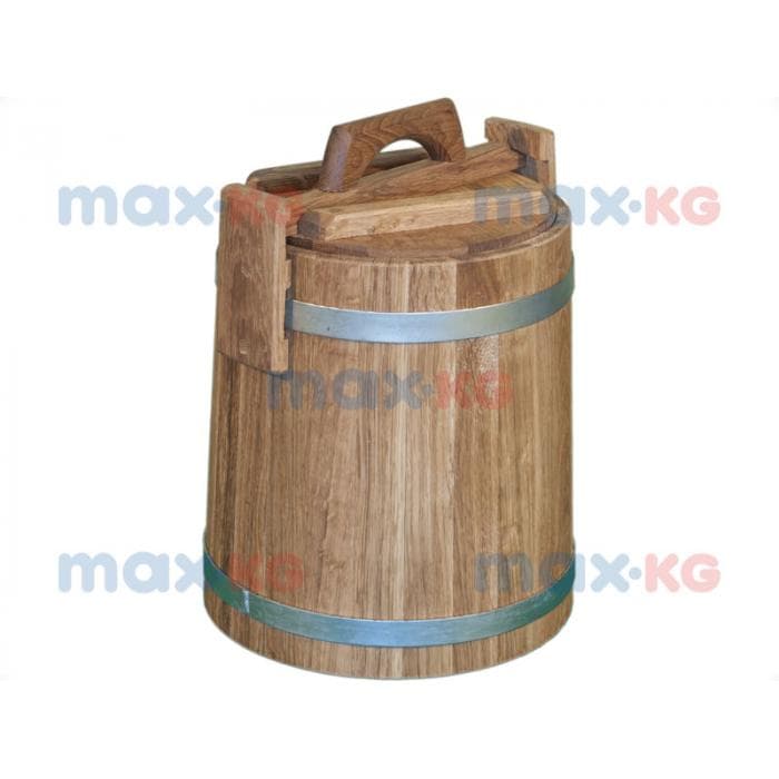 Кадка для засолки 50 л.(оцинк. сталь), дуб