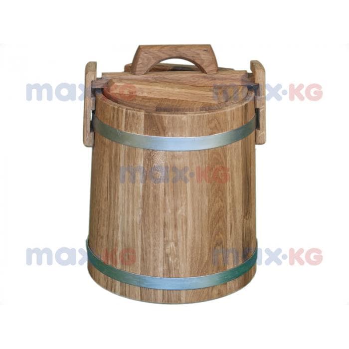 Кадка для засолки 50 л.(оцинк. сталь), дуб