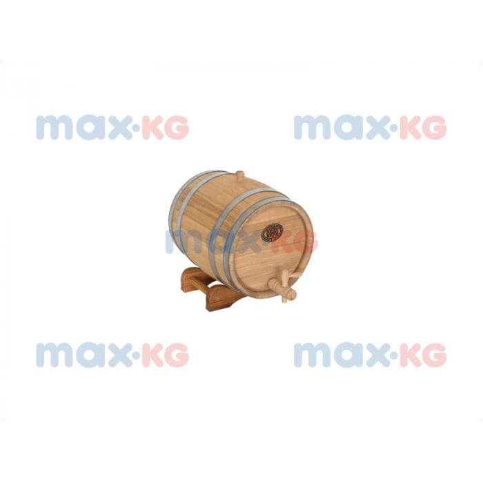 Бочка винная на подставке с краном, 50 л.(оцинк. сталь), дуб