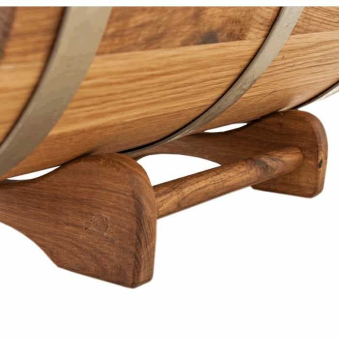 Жбан на подставке с краном 5 л.(оцинк. сталь), дуб