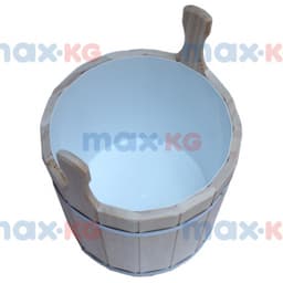 Запарник с крышкой 17 л, (с пластик. вставкой), кедр