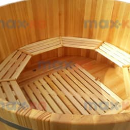 Купель круглая из кедра h100 / O150 / 4 см