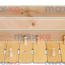 Вешалка с полкой 30*150 см, кедр