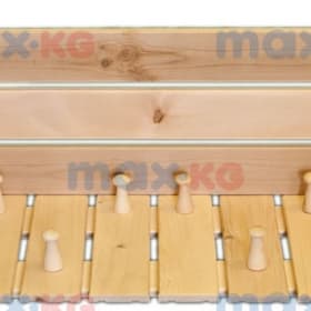 Вешалка с полкой 30*150 см, кедр