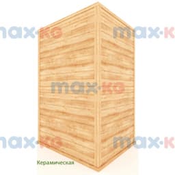 Инфракрасная сауна керамика, 3-местная угловая, 200*170*130 см, 8 излучателей, кедр