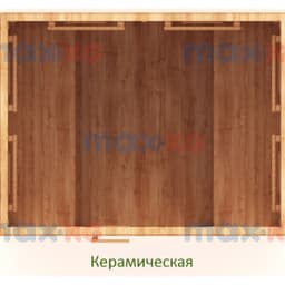 Инфракрасная сауна керамика, 4-местная, 200*130*170 см, 8 излучателей, кедр