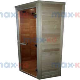 Инфракрасная сауна керамика, 5-местная угловая, 200*180*180 см, 14 излучателей, кедр