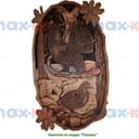 Картина резная, Глухари, в цвете ( 45*70 см)