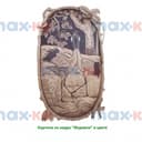 Картина резная, Журавли, в цвете ( 45*70 см)