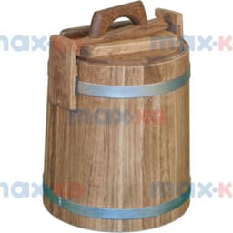 Кадка для засолки 50 л.(оцинк. сталь), дуб