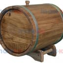 Жбан на подставке с краном 10 л.(оцинк. сталь), дуб