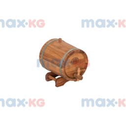 Жбан на подставке с краном 3 л.(оцинк. сталь), дуб