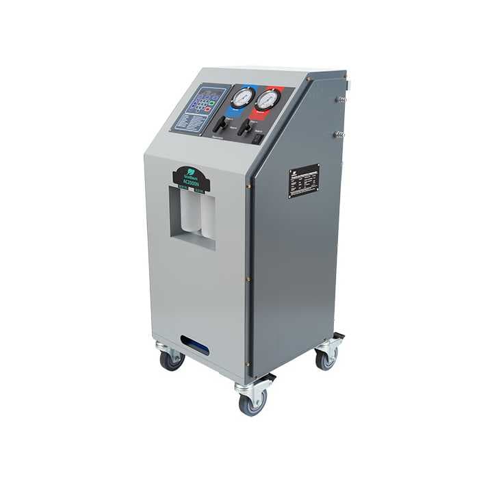 Установка для заправки автокондиционеров GRUNBAUM AC2000N, полуавтоматическая, R134