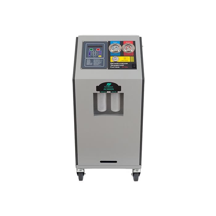 Установка для заправки автокондиционеров GRUNBAUM AC3000N, полуавтоматическая, R134
