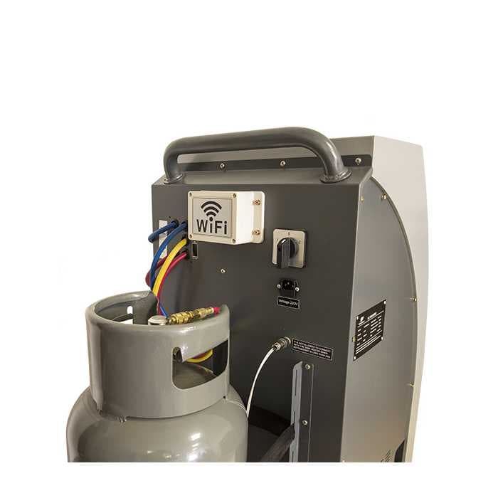 Установка для заправки автокондиционеров GRUNBAUM AC8000S BUS, автомат, R134, подогрев, шланг 5м.