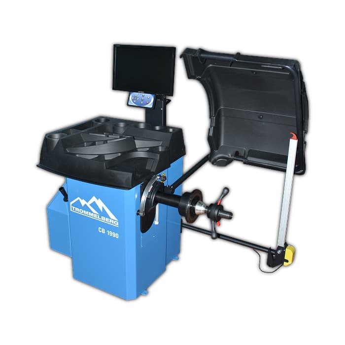 Станок балансировочный TrommelBerg CB1990B с ЖК-дисплеем, автоввод параметров, для колес до 70 кг
