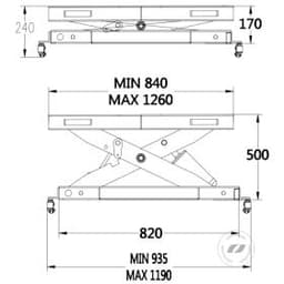 Траверса TrommelBerg TXBJ3000B для подъемников TST440B, TST455B