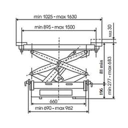 Гидротраверса с пневмогидронасосом, г/п 2 т П2-01М.170