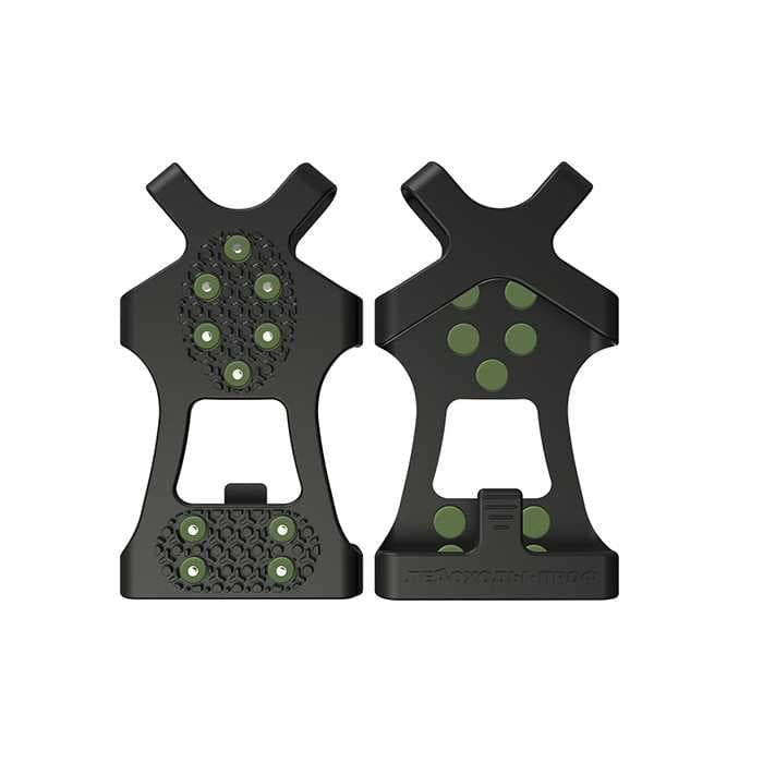 Диск олимпийский ONLYTOP, обрезиненный, с тройным хватом, 5 кг, d=50 мм