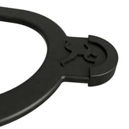 Диск олимпийский ONLYTOP, обрезиненный, с тройным хватом, 10 кг, d=50 мм